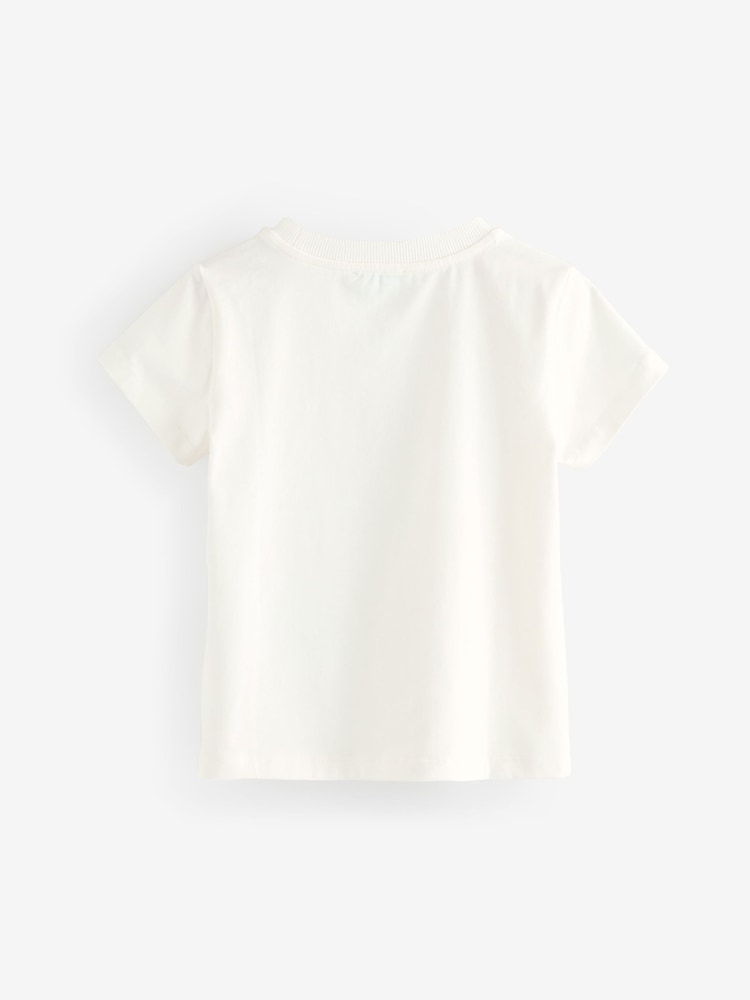 Moschino Logo Short Sleeve T-Shirt With Love Heart Graphic - Image 2 of 5