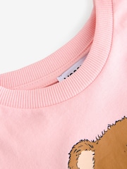 Moschino Pink Short Sleeve Logo T-Shirt - Image 3 of 5