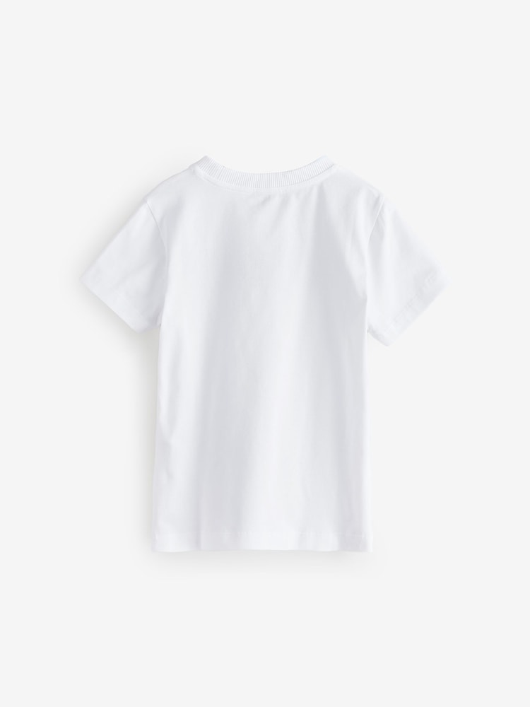 Moschino White Short Sleeve Logo T-Shirt - Image 2 of 4