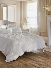 Shabby Chic by Rachel Ashwell® White Matelasse Duvet Cover and Pillowcase Set - Image 1 of 5