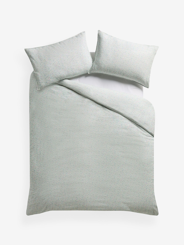 Shabby Chic by Rachel Ashwell® Vintage Ditsy Sage Cosy Cotton Duvet Cover and Pillowcase Set - Image 4 of 4 Shabby Chic by Rachel Ashwell® Vintage Ditsy Sage Cosy Cotton Duvet Cover and Pillowcase Set - Image 4 of 4