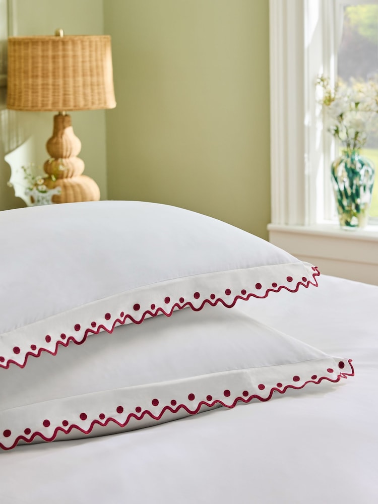 Nina Campbell komplet 2 Jester Scallop Spot 200 Thread Count Blazine - Slika 1 iz 4