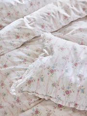 Shabby Chic by Rachel Ashwell® Ditsy Floral Trellis Petite Ruffle Duvet Cover and Pillowcase Set - Image 2 of 4