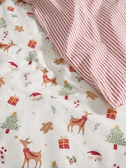 Father Christmas and Friends 100% Cotton Duvet Cover and Pillowcase Set - Image 4 of 5