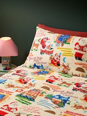 Eleanor Bowmer Night Before Christmas Polycotton Duvet Cover and Pillowcase Set - Image 2 of 3