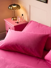 Rockett St George Set of 2 Knockout Pink 180 Thread Count Pillowcases - Image 1 of 3