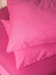 Rockett St George Set of 2 Knockout Pink 180 Thread Count Pillowcases - Image 3 of 3