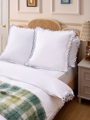 Nina Campbell komplet 2 Jester Scallop Spot 200 Thread Count Blazine - Slika 2 iz 4