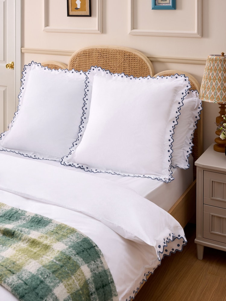 Nina Campbell komplet 2 Jester Scallop Spot 200 Thread Count Blazine - Slika 2 iz 4