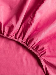 Rockett St George Knockout Pink 180 Thread Count Fitted Sheet - Image 3 of 4