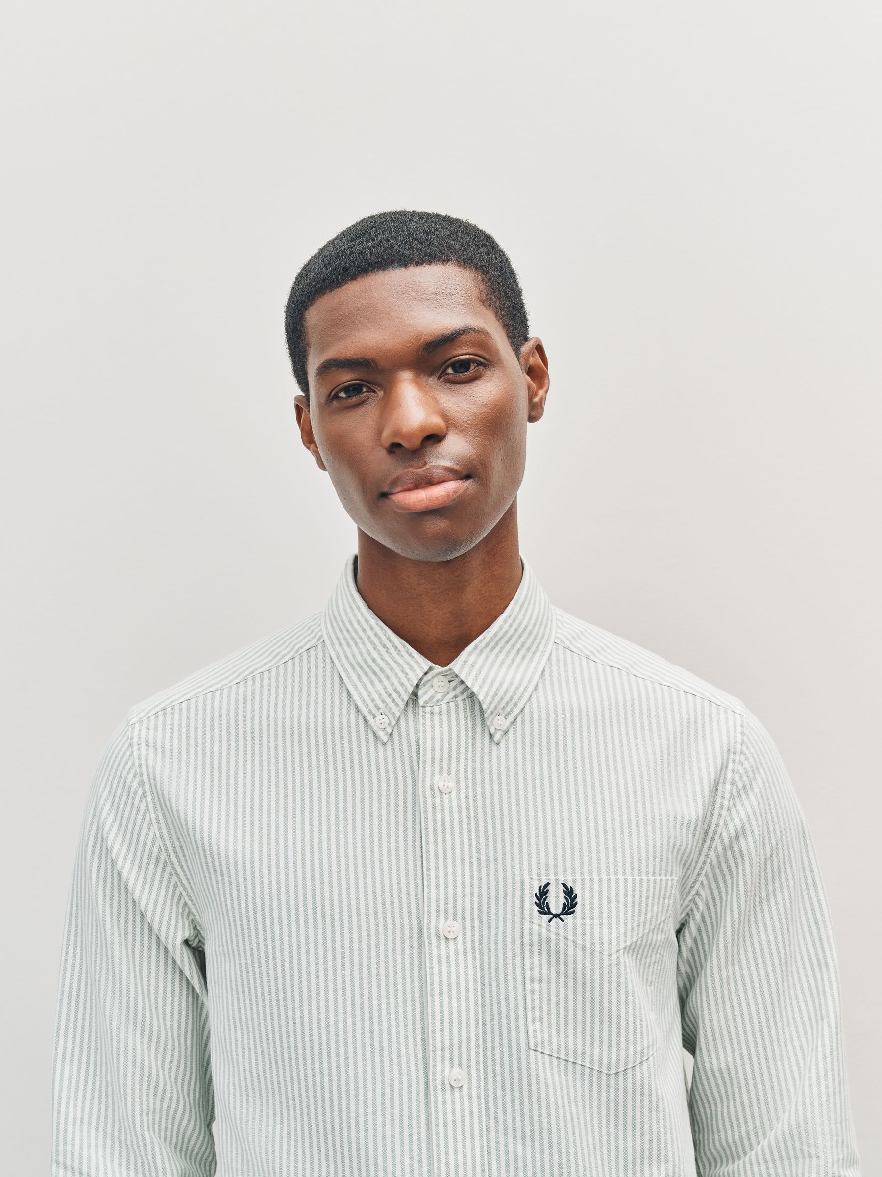 Buy Fred Perry Green Oxford Stripe Shirt from Next USA