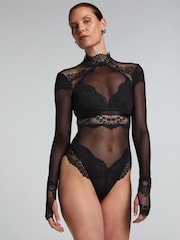 Hunkemöller Daisy Body in Schwarz - Bild 1 von 5