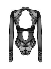 Hunkemöller Daisy Body in Schwarz - Bild 5 von 5