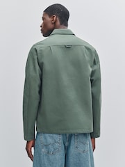 Fred Perry Green Bedford Cord Overshirt - Image 3 of 5
