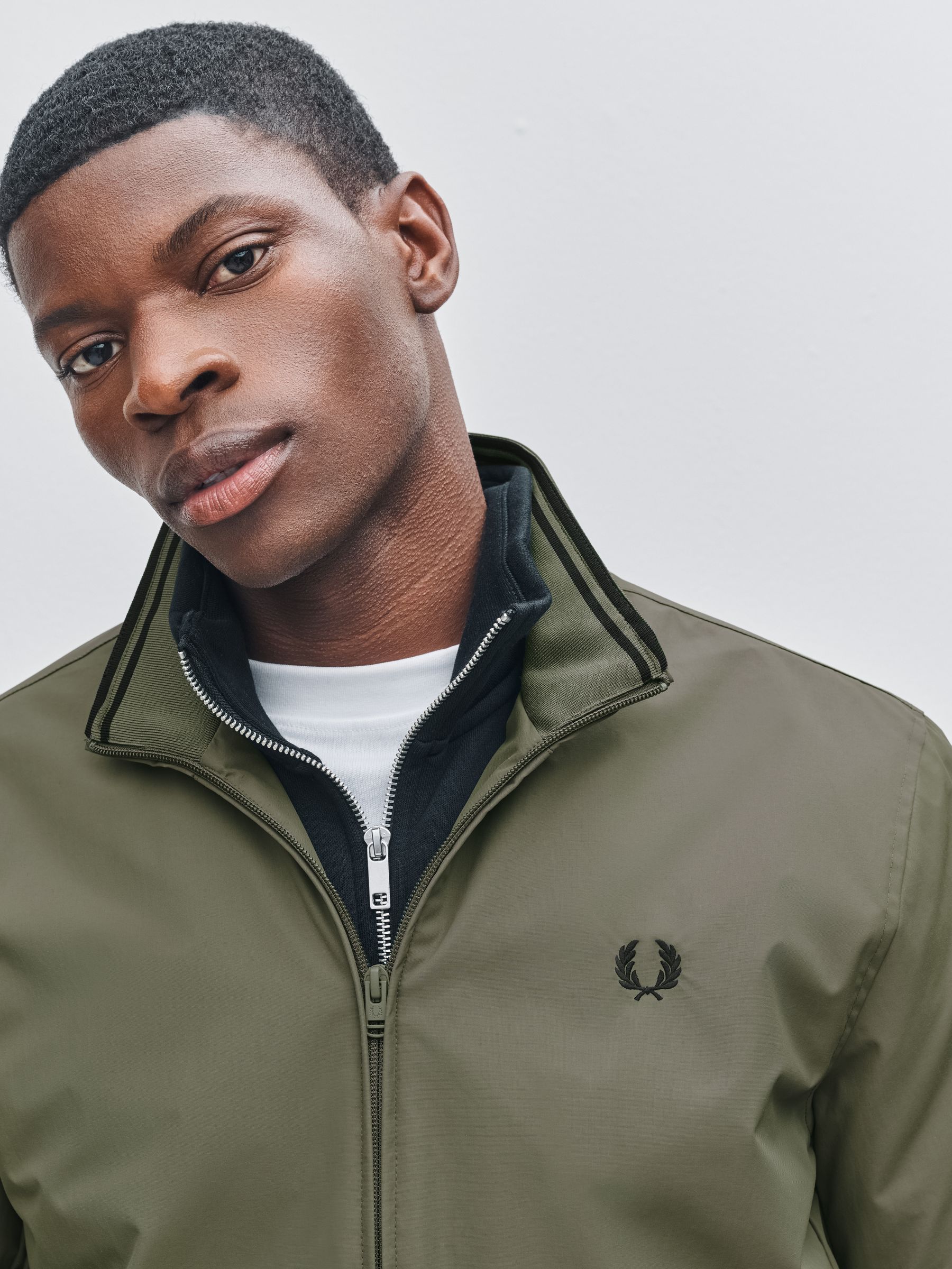 Buy Fred Perry Green Brentham Jacket from the Next UK online shop