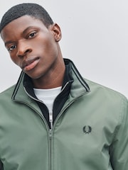 Fred Perry Green The Brentham Jacket - Image 5 of 6