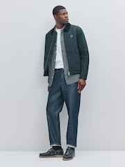 Fred Perry Cotton Caban Black Jacket - Image 2 of 7