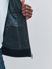 Fred Perry Cotton Caban Black Jacket - Image 6 of 7