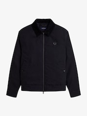 Fred Perry Cotton Caban Black Jacket - Image 7 of 7