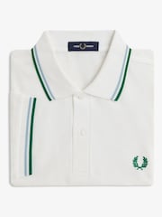 Fred Perry White Tipped Polo Shirt - Image 5 of 5