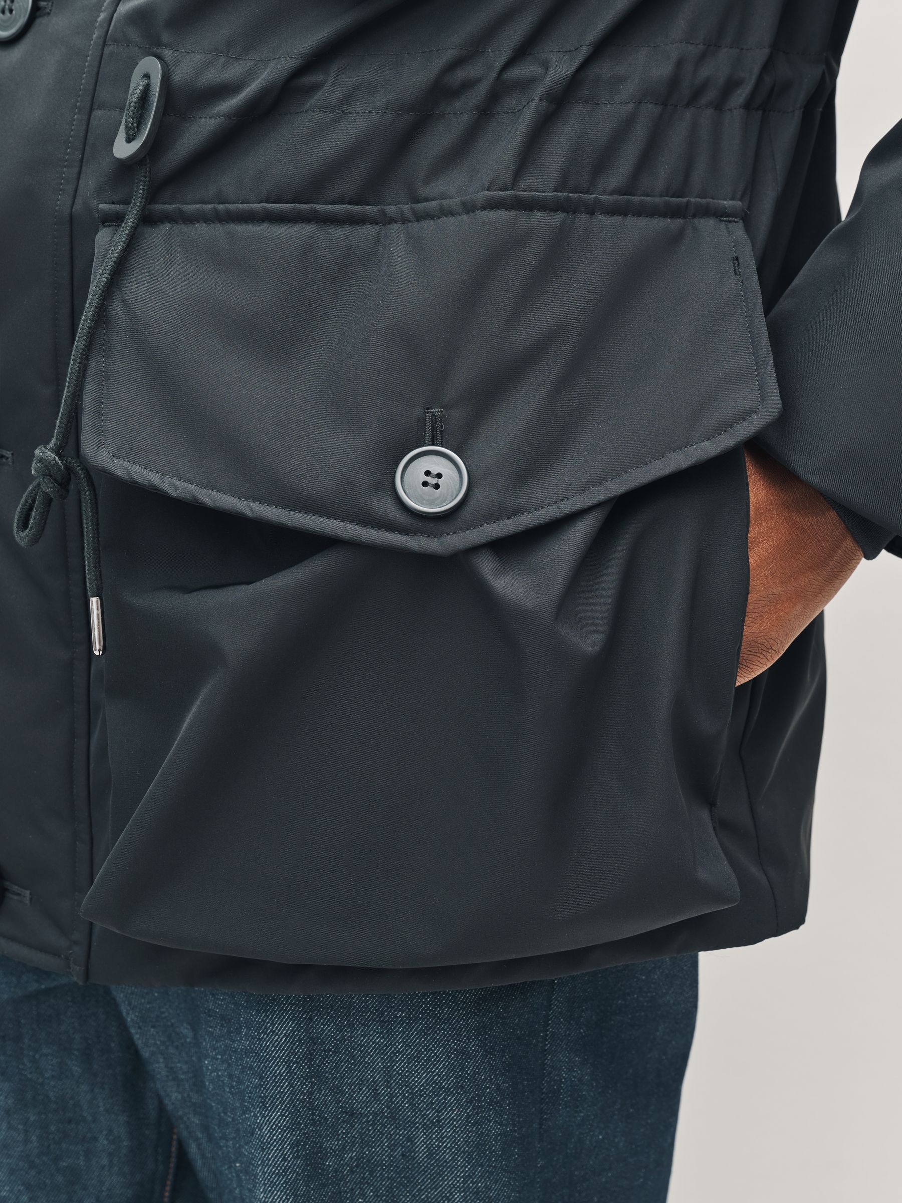 Buy Fred Perry Black Patch Pocket Puffer Jacket from Next Netherlands