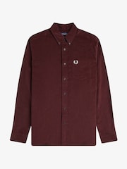 Fred Perry Red Needle Cord Shirt - Image 6 of 6
