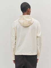 Fred Perry Natural Cropped Ripstop Parka - Image 3 of 5