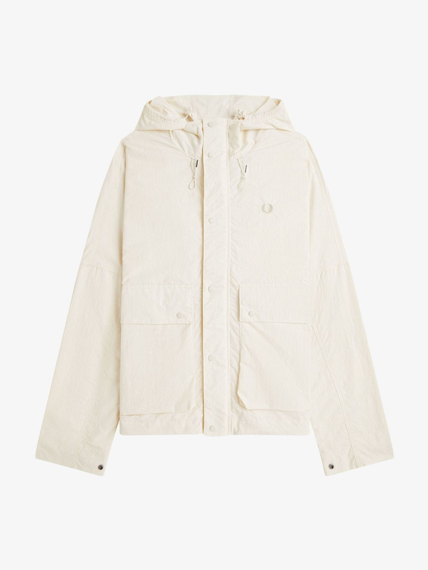 Buy Fred Perry Natural Natural Cropped Ripstop Parka from Next USA