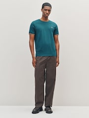 Fred Perry Blue Twin Tipped T-Shirt - Image 2 of 5