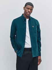 Fred Perry Blue Needle Cord Shirt - Image 1 of 5