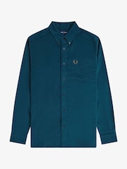 Fred Perry Blue Needle Cord Shirt - Image 5 of 5