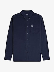 Fred Perry Blue Needle Cord Shirt - Image 1 of 1