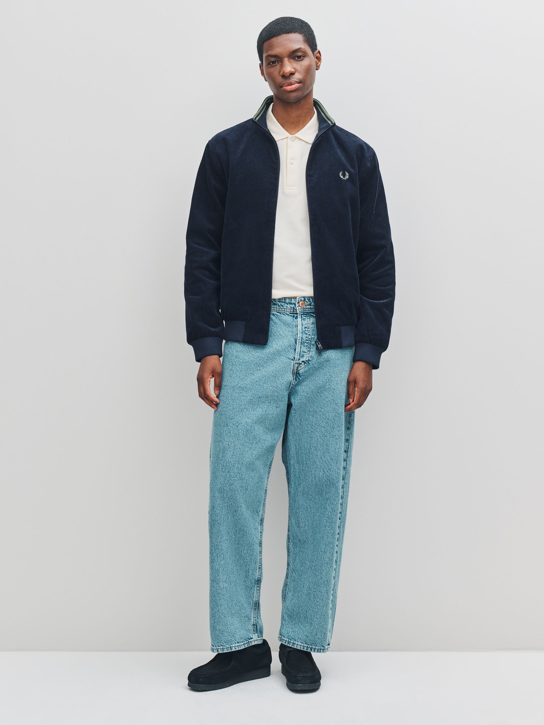 Buy Fred Perry Blue Cord Brentham Jacket from Next USA