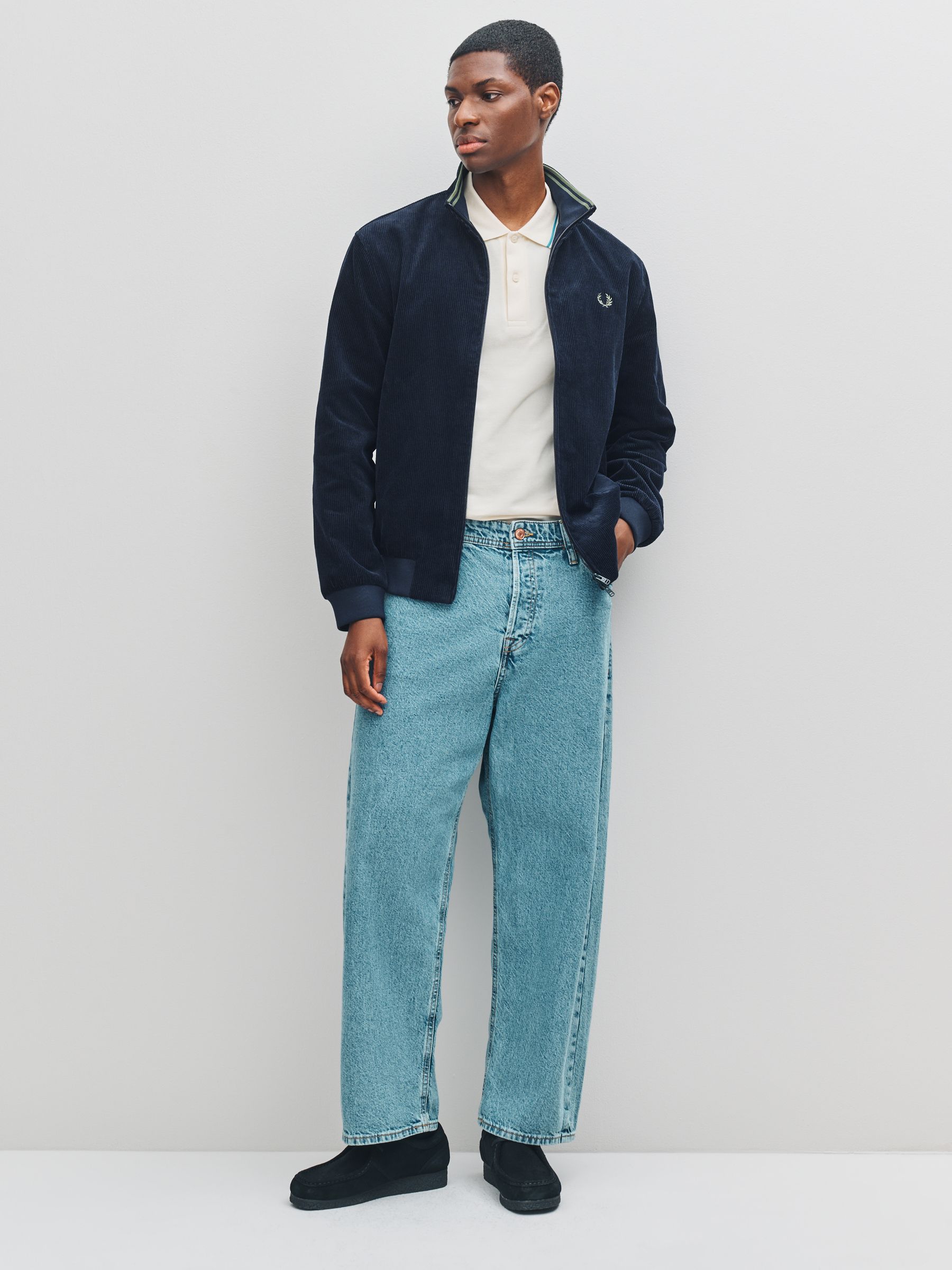 Buy Fred Perry Blue Cord Brentham Jacket from Next USA