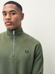 سويت شيرت بنصف سحاب من Fred Perry - صورة 4 من 6