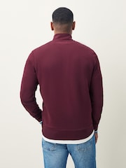 Fred Perry Red Half Zip Sweatshirt - Bild 2 von 7