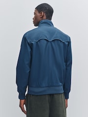 Fred Perry Blue Classic Harrington Jacket - Image 2 of 6