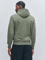 Fred Perry Green Tipped Hooded Sweatshirt - Image 2 of 6