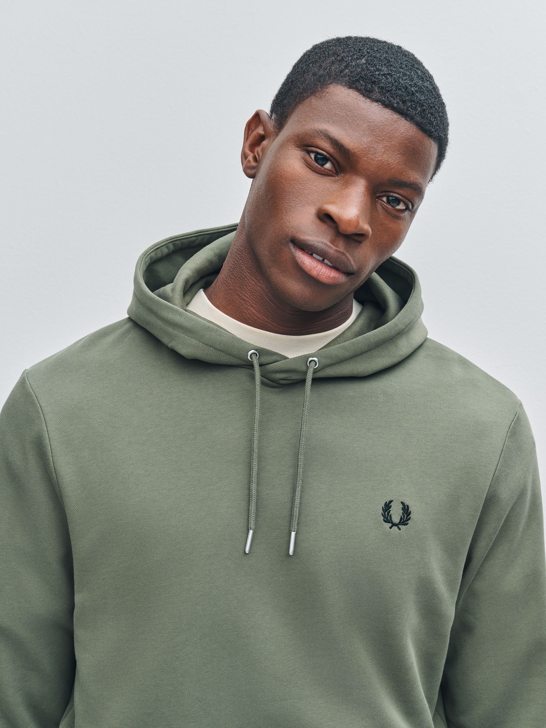 FRED PERRY グリーン ジップアップジャケット L 即決値引きします！ Buy Fred Perry Green Tipped Hooded Sweatshirt from Next USA