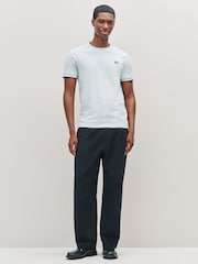 Fred Perry Blue Twin Tipped T-Shirt - Image 2 of 5