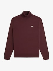 Fred Perry Red Roll Neck Jumper - Image 1 of 1