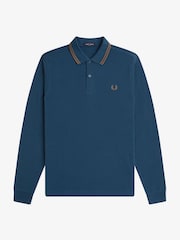 Fred Perry Blue Twin Tipped Shirt - Image 5 of 5