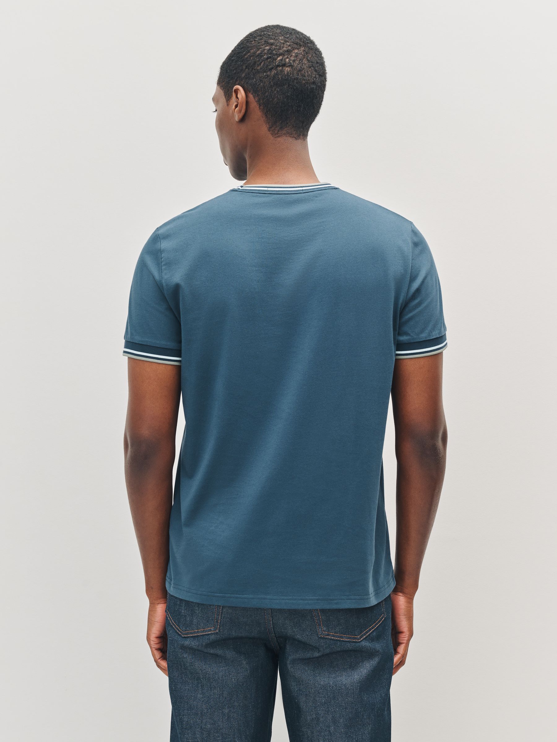 Buy Fred Perry Blue Twin Tipped T-Shirt from Next Canada