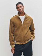 Fred Perry Brown Cord Brentham Jacket - Image 1 of 6