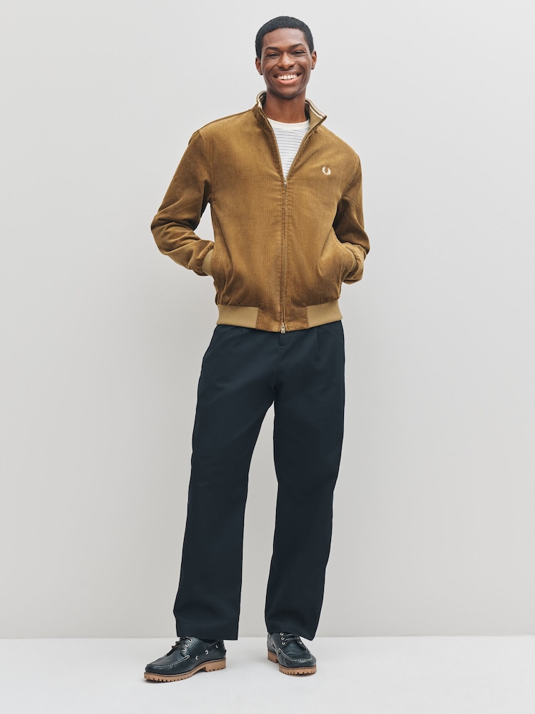 Fred Perry Brown Cord Brentham Jacket - Image 2 of 6