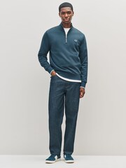 Fred Perry Half Zip Sweatshirt - Image 3 of 5