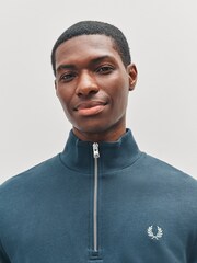 Fred Perry Half Zip Sweatshirt - Image 4 of 5