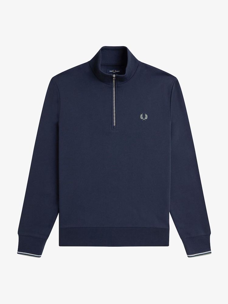 Fred Perry Half Zip Sweatshirt - Image 5 of 5