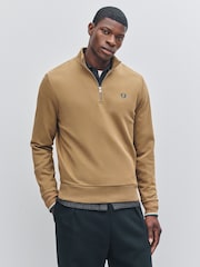 Fred Perry Half Zip Sweatshirt - Image 1 of 5