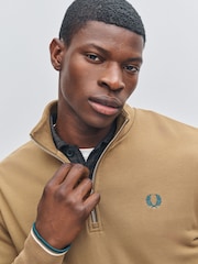 Fred Perry Half Zip Sweatshirt - Image 4 of 5